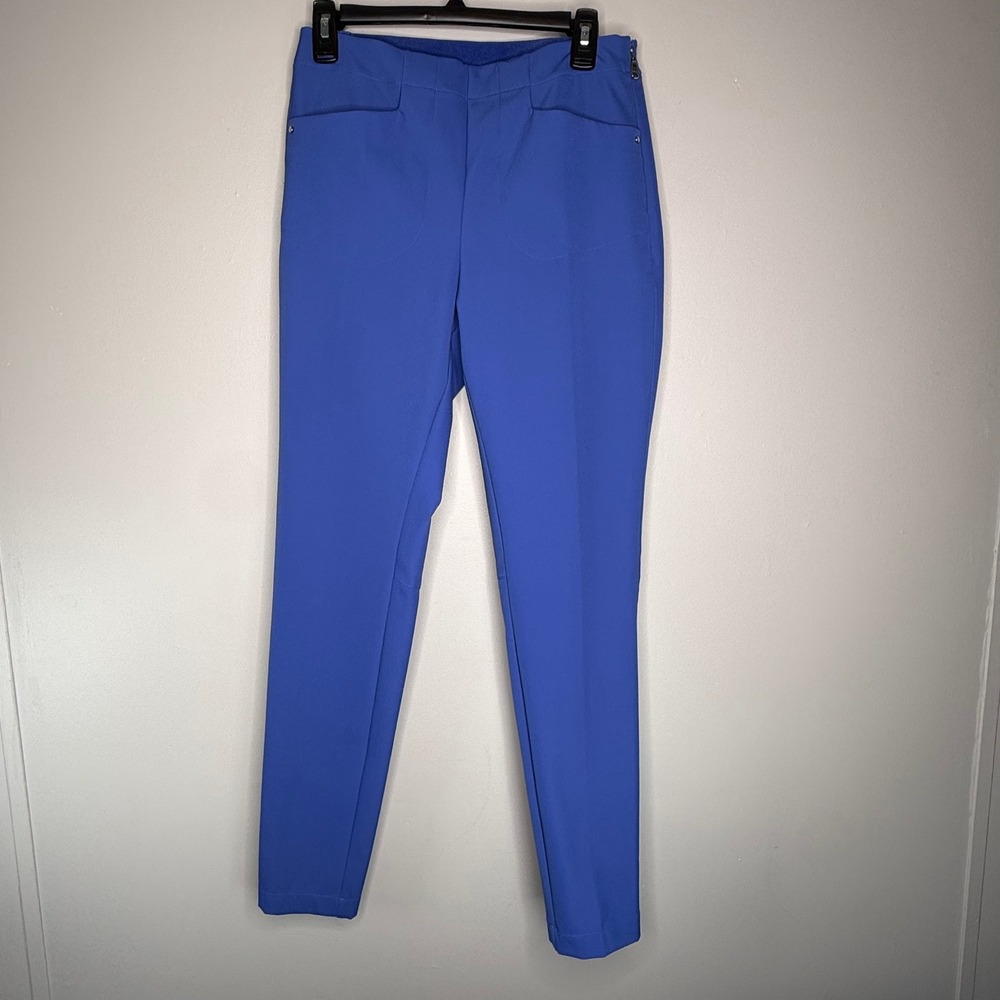 RLX Ralph Lauren Size 6 Royal Blue Slim Ankle Golf Pants Trousers Stretch